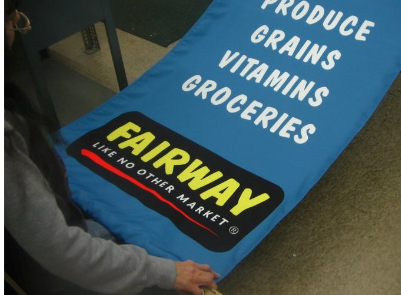 Fairway display outdoor banner. Fairway display outdoor banner.